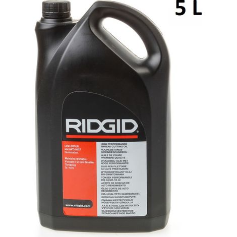 RIDGID OLIO DA TAGLIO PER FILETTATURA 5 LT ALTE PRESTAZIONI ACCIAO E INOX 11931