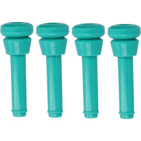 4 Pièces Doublure de Machine à Traire en Silicone Vert, Manchon de Traite pour Vaches Bovins Outils d'Élevage