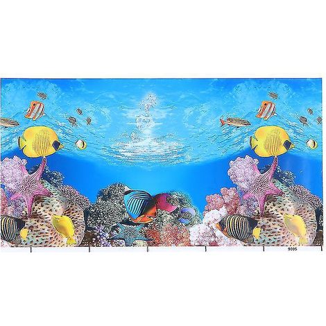 1 pièce de papier peint pour aquarium (1/3)