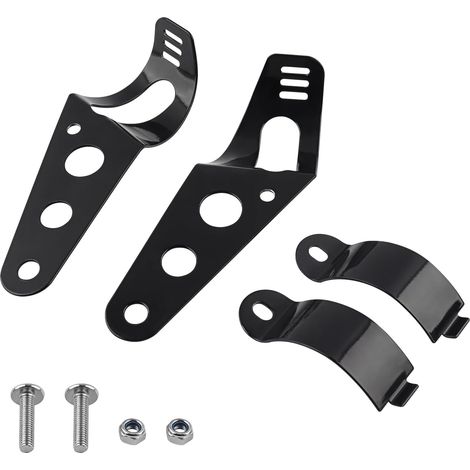 Support de phare moto 5.75" Support universel pour tube de fourche moto 32-40mm (1/5)