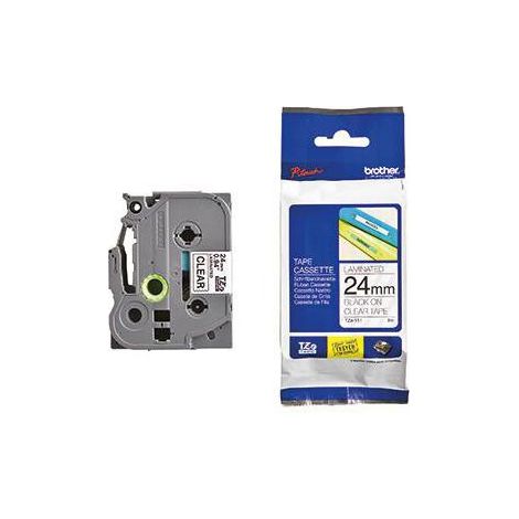 BROTHER Schriftbandkassette Brother P-touch TZe-251CIV 24 mm x 8 m (B x L) weiß schwarz