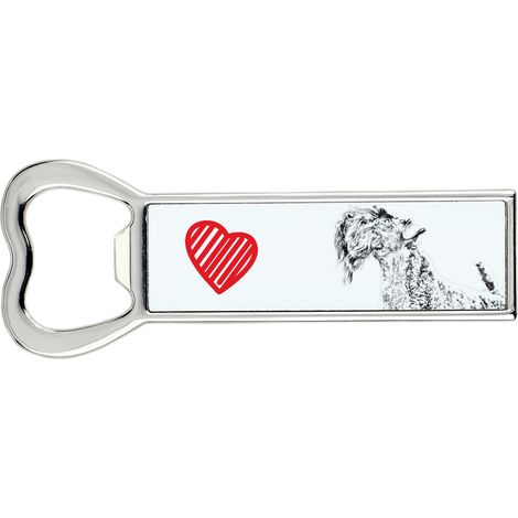 Apribottiglie con cane Kerry Blue Terrier, Irish Blue Terrier, apribottiglie personalizzato, regalo unico per uomo di Art-Dog (1/5)