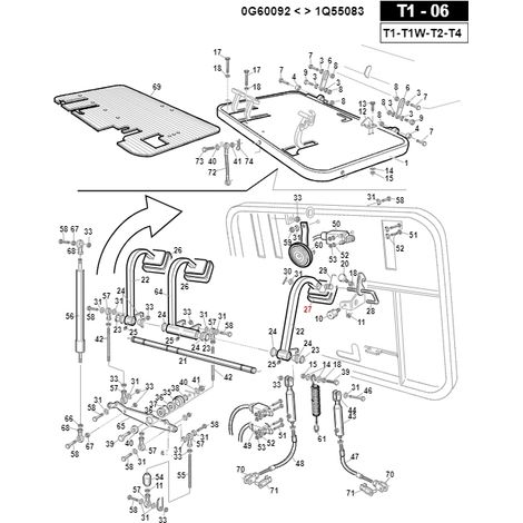 Tapa de goma del pedal de freno TURBO4 ORIGINAL GIANNI FERRARI 00.07.01.0140