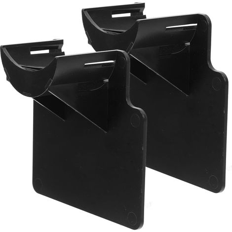 Support de Tuyau de Piscine Noir en Abs, Lot de 2 Pièces Anti-torsion, Format Compact, Installation Pratique, pour Flexibles et Conduites (1/5)