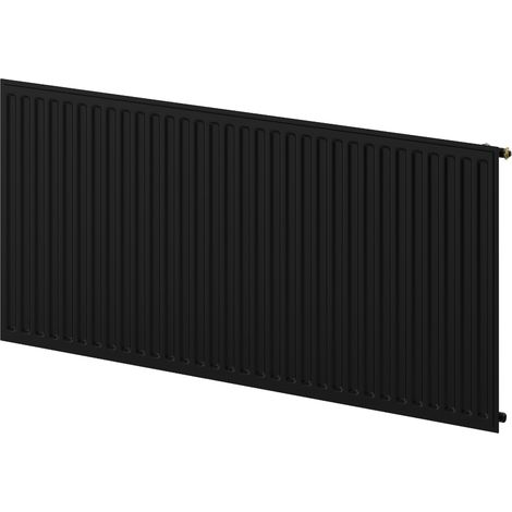Mexen CVH10 Hygiene Heizkörper 600 x 800 mm, untere Anschlüsse, 500 W, schwarz - W610H-060-080-70 (1/5)