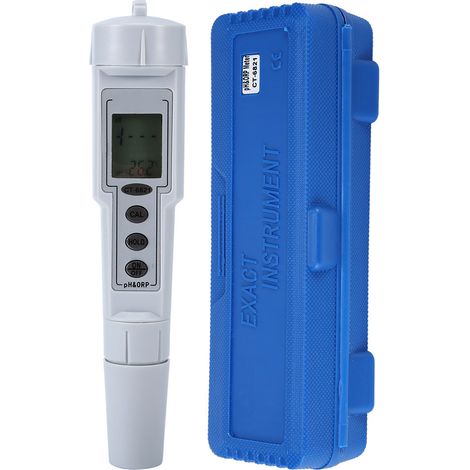 Testeur pH et ORP numérique 2 en 1, modèle CT-6821, sonde haute précision avec compensation température, idéal aquarium et qualité eau (1/5)