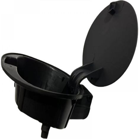 Couvercle De Trappe De Réservoir De Carburant - Pour Volkswagen Polo 2011 À 2019 - ABS Noir - Référence 6R0809857 (1/5)