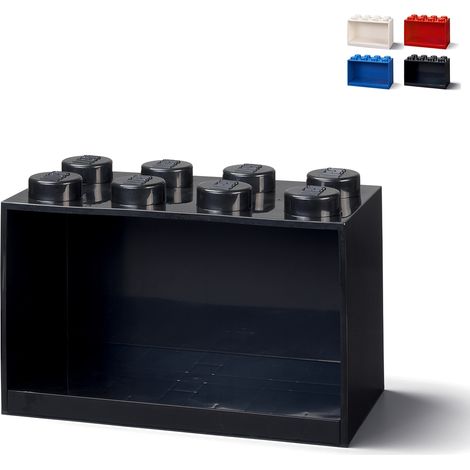 Iconic Wall Brick Room Copenhagen Lego Shelf 8 Nero [41151733] (1/4)