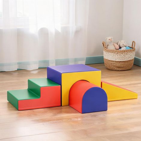 Parcours de motricité 4 pièces en mousse EPE pour bébé 150 cm (1/5)