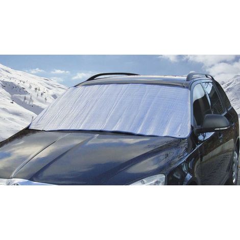 DINO 130082 XXL THERMO SCHEIBENSCHUTZ AUTO FROSTSCHUTZ FRONT SCHEIBENABDECKUNG FÜR WINTER UND SOMMER (1/3)
