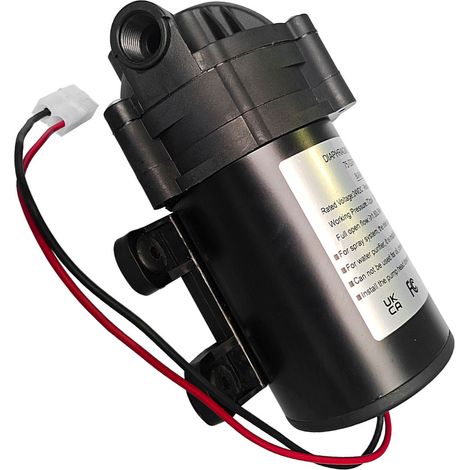 Pompe à pression à membrane 75G, pompe à eau industrielle avec filetage femelle 3/8 pouce, 24 V CC, 36 W (1/5)