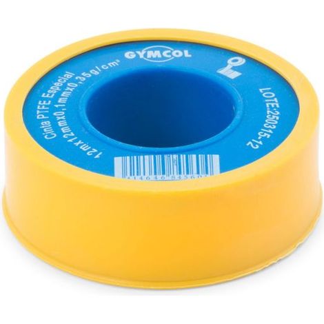 Cinta Teflon 12x12x0.075 Rollo Pequeño