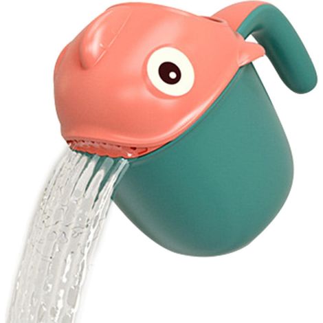 Bicchieri per il risciacquo della testa del bambino - Bicchieri per il risciacquo del bagnetto del bambino, Bicchieri per shampoo creativi a forma di pesce pagliaccio - Accessori per il bagno con prot