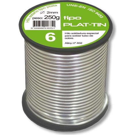 FILO PER SALDATURA TIPO ARGENTO 6 Ø2MM. 250GR. 07200-2N131
