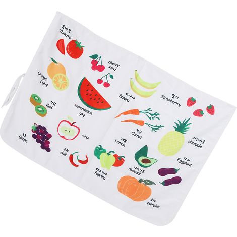 Rideau de voiture enfant à motif fruits, protection solaire et anti-UV, pare-soleil mignon pour fenêtre bébé (1/5)