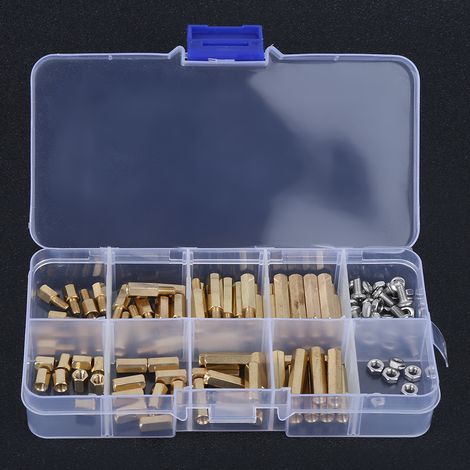 120 vis à bride hexagonale, écrous d'étanchéité, boulons, vis, accessoires de quincaillerie pour circuit imprimé M3 (1/5)