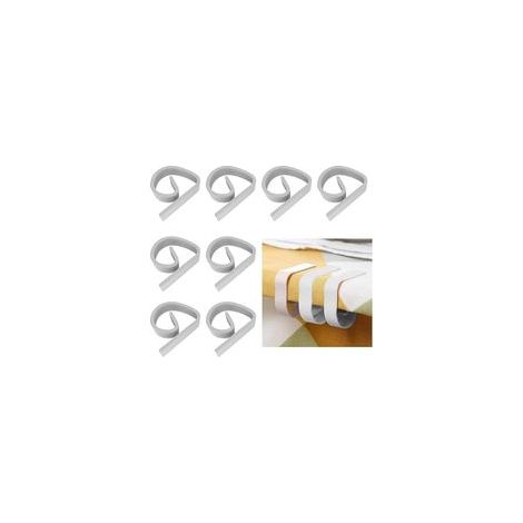 Pince Nappe Exterieur, Pince Nappe Table De Jardin, 8 Pièces Pince Nappe Table Epaisse, Pince Nappe Table, Pince Nappe Blanche, Pince Nappe, Attache Nappe De Table Exterieur (1/4)