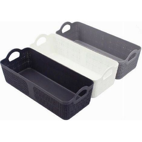 Trade Shop - CESTINOPORTA OGGETTI ORGANIZER RETTANGOLANOPORTATUTUM CASA 79461 - (1/3)