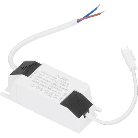 Driver LED 12W avec courant constant de 270 mA, entrée AC85-265V, sortie 24-40VDC, connecteur de driver d'alimentation, transformateur pour plafonnier LED. (1/5)
