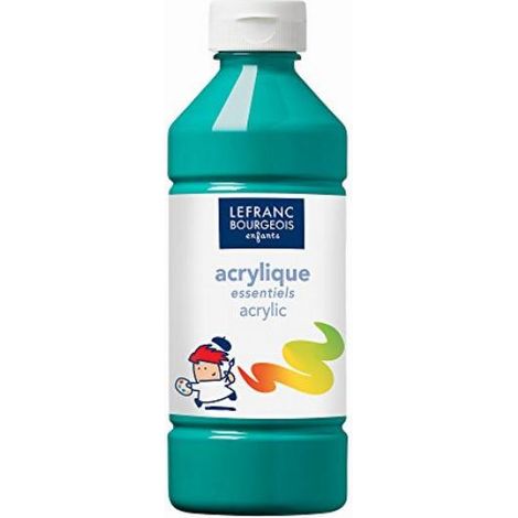 Lefranc Bourgeois Acrilico - Gli Essenziali - 500 ml - Verde Scuro