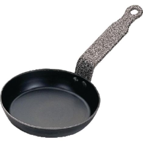 Poêle à blinis en tôle d¿acier bleuie 12 cm - DE BUYER