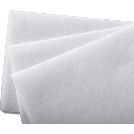 Filtre pour hotte aspirante 46 x 10 mètres - Filtre à graisse - Filtre multifonctionnel - Compatible avec différentes hottes aspirantes - Filtre universel pour hotte aspirante - Blanc (1/5)