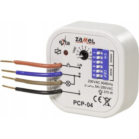 relè temporizzato zamel pcp-04 230V AC temporizzazione regolabile (1/3)