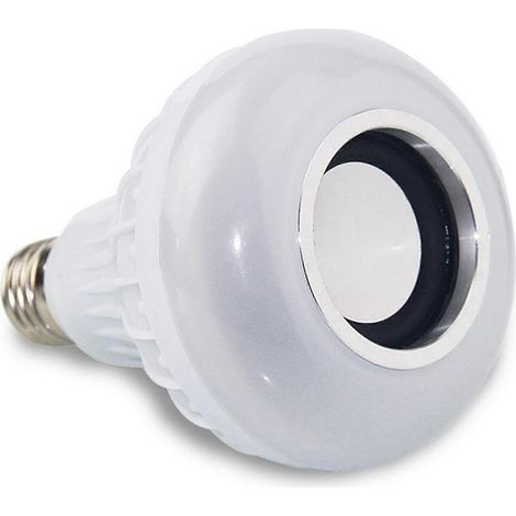 Ampoule musicale LED Bluetooth RGB Veilleuse AC100-250V B22 12W pour fête et vacances 25-26 (1/5)