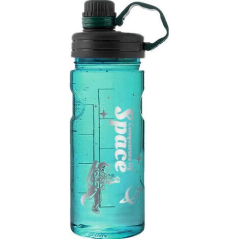 Gourde de sport anti-fuite , récipient pour eau, gobelet rond réutilisable, gobelet pour l'exercice (1/4)