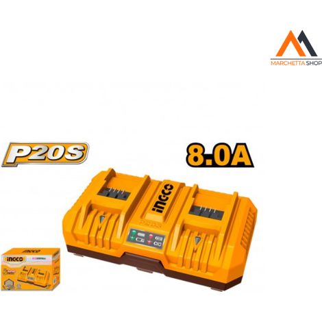 CARICABATTERIA 4A+4A P20S