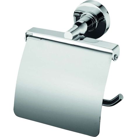 Ideal Standard Porta rotolo di carta igienica IOM con coperchio Cromo, A9127AA (1/4)