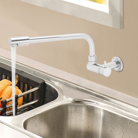 Rubinetto da parete, rubinetto cucina girevole, rubinetto cucina (1/5)