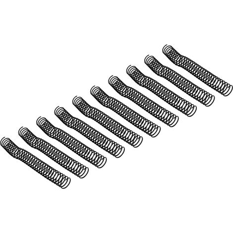 Kit 10 Rouleaux Reliure Spirale Grande Capacité Peigne Dos 31mm Diamètre Intérieur 30 Trous (1/5)