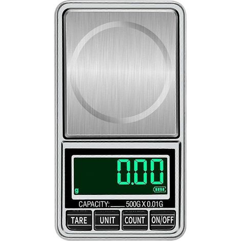 Digitale Präzisionswaage, Feinwaage 0,01 g–1000 g, Taschenwaage, Goldwaage, Miniwaage-1000 (1/5)