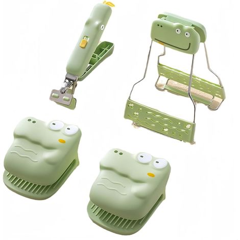 Lot de 4 pinces pour plaque chauffante, pinces pour bol en acier inoxydable, pinces de cuisine, bol, plat, tasse, poêle, anti-brûlure avec coussin antidérapant en silicone (1/5)