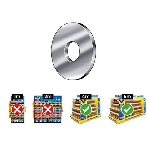 Rondelle De Corps Din 9021 10 Zinc Plat. Boîte 100 Uni. Celo (1/3)