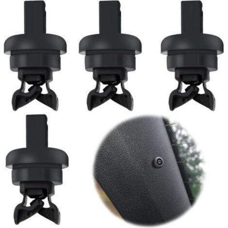 4 Pièces Plage Arriere Clips de Fixation Voiture, Clips de Fixation pour Étagère Arrière 7705099001 8200675047 Compatible pour Renault Clio/Megane Qashqai Scenic Nissan