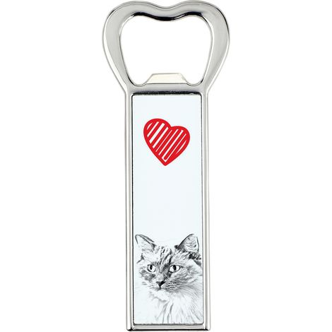 Ragdoll - un apribottiglie con un gatto, un apri-frigo personalizzato, un regalo unico per uomo di Art-Dog (1/5)