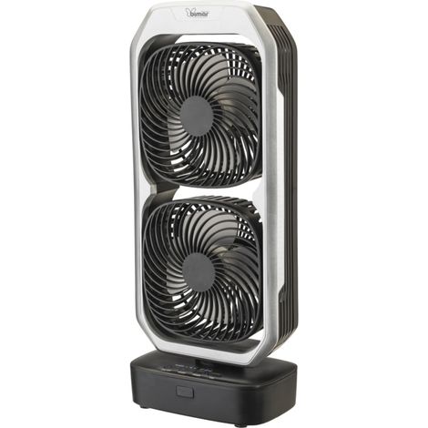 Ventilatore Portatile Magnolia, Plastica, Bianco, Nero, 18x40,2x12,5 cm