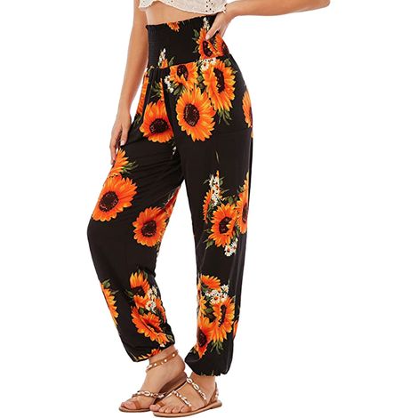 Pantalon Yoga Haute Taille - Tissu Polyester - Poche Intégrée - Pour Femme - Taille M (1/5)