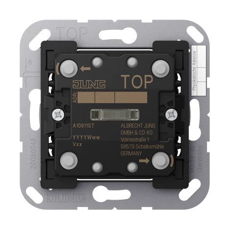 Jung Pulsador KNX Universal, 1 vez, F10, Secure, Serie AS/A A 1091 1ST