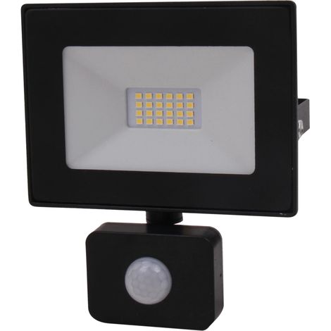 faretto led con sensore 10 watt 600 lm