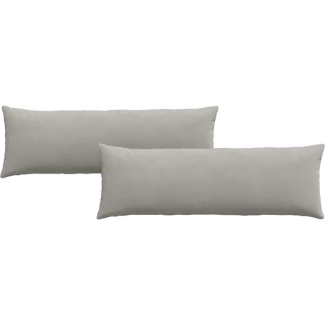 Maison Exclusive - Cojines de sofá 2 pcs Gris Claro 120 x 40 cm t