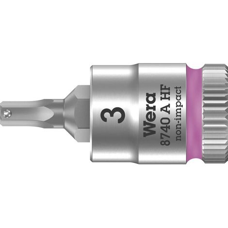 Wera 8740 A 05003332001 Brugola interna Inserto giravite a bussola 3 mm 1/4 (6.3 mm) (1/5)