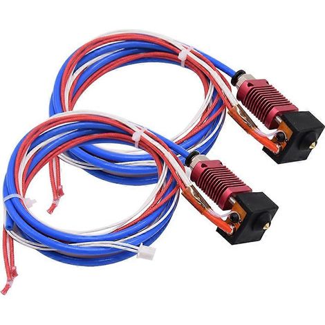 Kit de 2 piezas para extrusor Hotend, tubo Bowden de PTFE, boquilla MK8 y Hotend para Creality Ender 3 V2 (piezas)