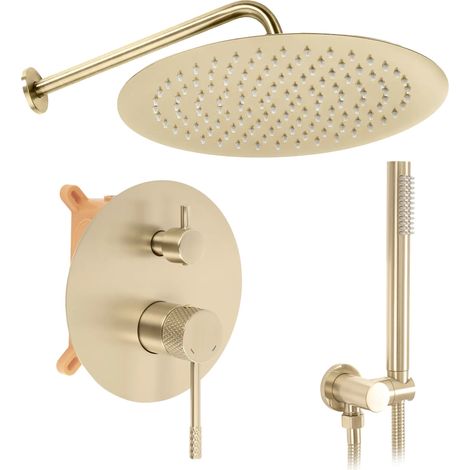 Juego De Ducha Oculto Rea Js-625103-1Bg Brush Gold (1/5)