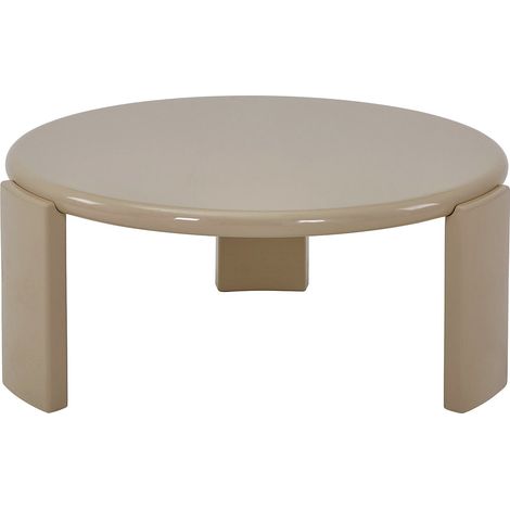 Table basse en MDF - Beige brillant - ZYRENIA (1/3)