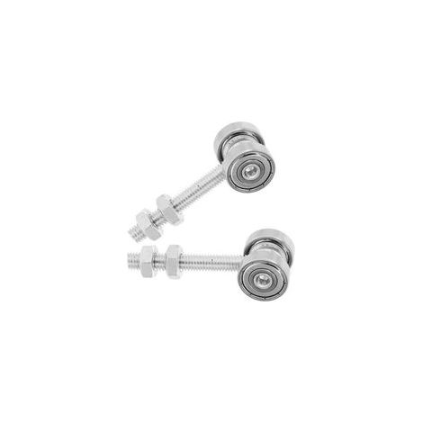 Ensemble de 2 Galets de Porte Coulissante à Doubles Roulements Diamètre 24 MM Poulies Suspendre Robustes en Acier pour Portes Coulissantes Grange et Placard Pièces Détachées