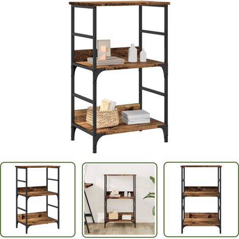 vidaXL Bücherregal Altholz-Optik 50x33x82 cm Holzwerkstoff (1/5)