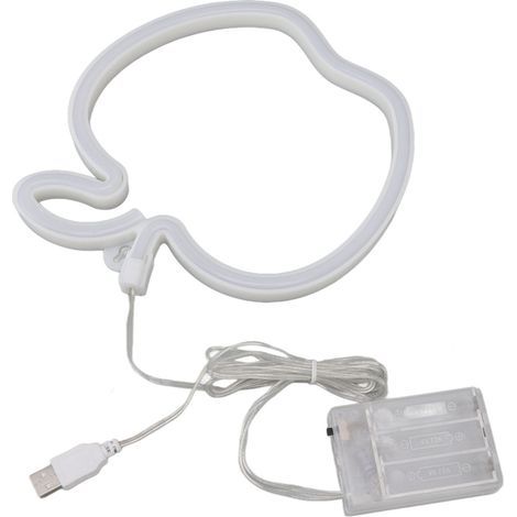 Fruit Style LED Neon Sign, USB Battery Powered, High Safety, Red Light Widely Used for Bedroom, Party, Backyard (1/5)